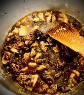 Vol-au-Vent - Mushroom Stock, Part 2 - Step 1