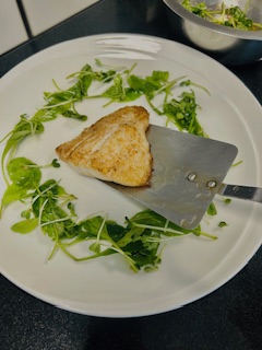 Pan Fried Bhekti Fillet - Assembly - Step 10