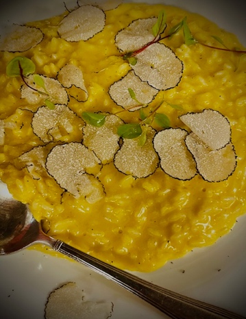 Truffle saffron risotto