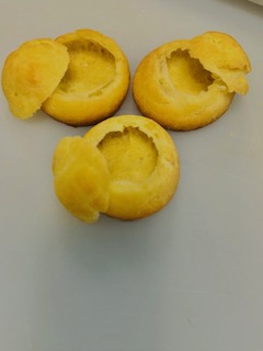 Savoury Profiteroles - Finishing - Step 4