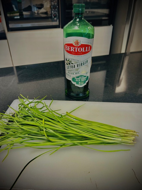 Carrot Tartare - Chive Emulsion - Step 1