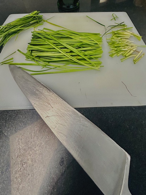 Carrot Tartare - Chive Emulsion - Step 2