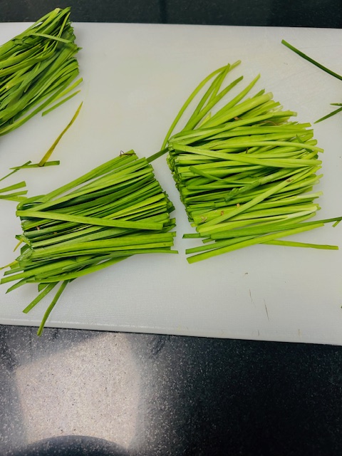 Carrot Tartare - Chive Emulsion - Step 3