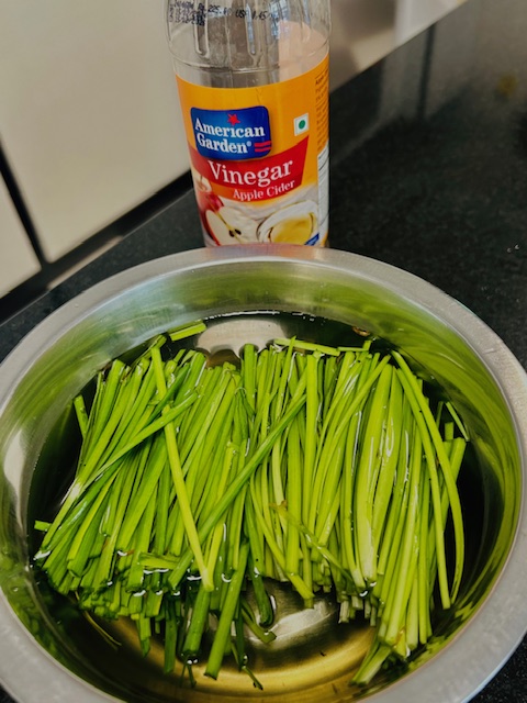 Carrot Tartare - Chive Emulsion - Step 4