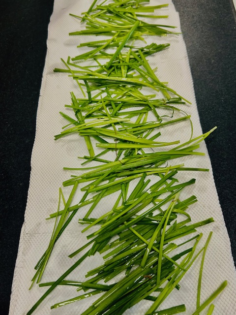 Carrot Tartare - Chive Emulsion - Step 5