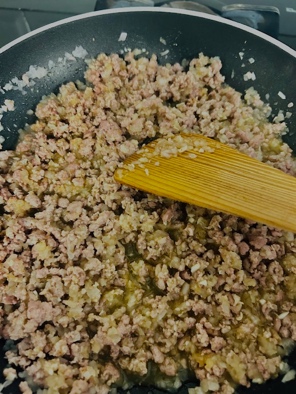 Turkish Manti - Lamb Mince Filling - Step 11