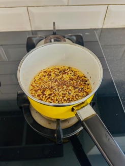 Turkish Manti - Chili Oil & Garlic Yoghurt - Step 2