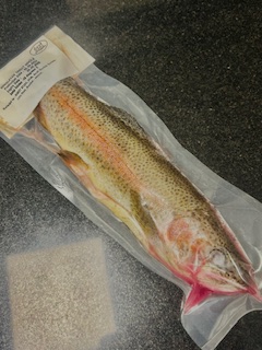 Himalayan Trout Hors D'oeuvre - Prep - Step 1