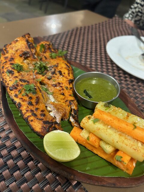 Mustard Marinated Tandoori Fillet of Sole