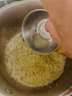 Smoked Mussel Spaghetti - Sauce - Step 7