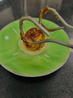 Miso Marinated Scallop - Serving - Step 3