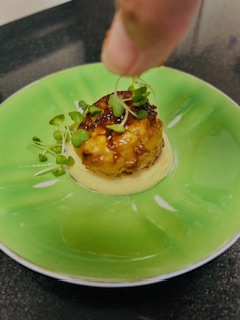 Miso Marinated Scallop - Serving - Step 4