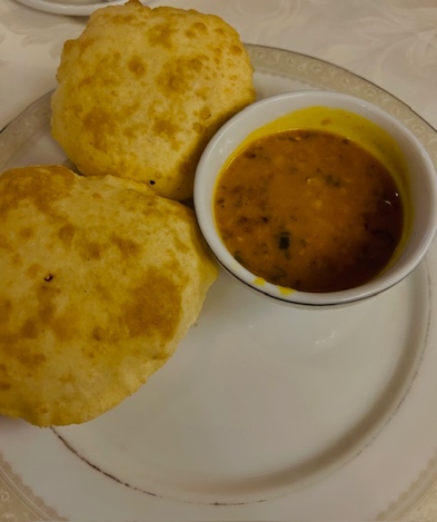 Chana Dal with Luchi