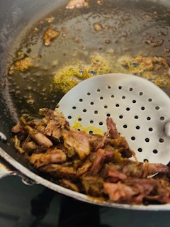 Pickled Duck Confit Poppadom - Step 8