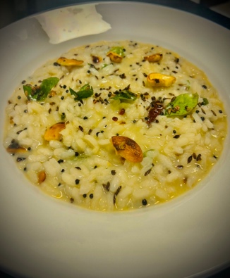 Dahi Chawal Risotto - Final Image