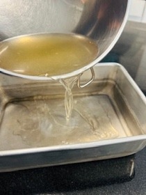 Champagne Lime Granita - Step 8