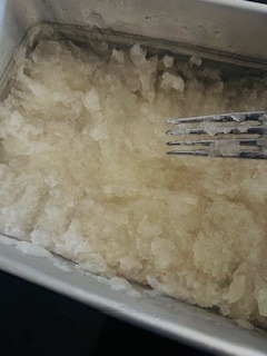 Champagne Lime Granita - Step 12