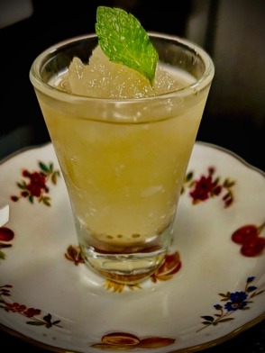 Champagne Lime Granita - Final Image
