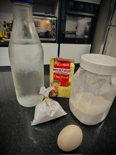 Rock Shrimp Tempura - Batter - Step 1