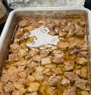 Pulled Pork Salad - Pulling - Step 2