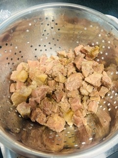 Pulled Pork Salad - Pulling - Step 3