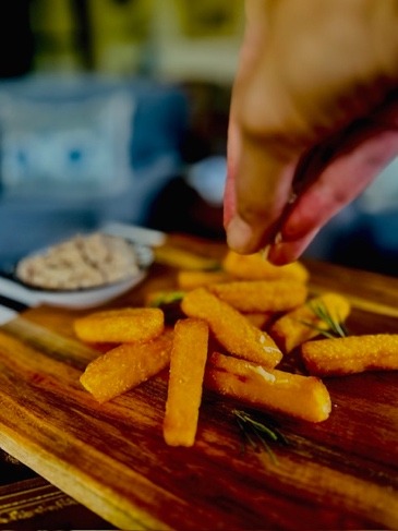 Polenta Fries - Presentation - Step 1