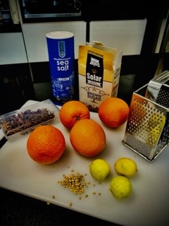 Cured Salmon Mosaic - Salt Cure - Step 1