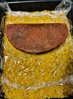Cured Salmon Mosaic - Salt Cure - Step 7