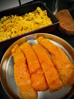 Cured Salmon Mosaic - Salt Cure - Step 10