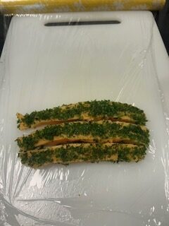 Cured Salmon Mosaic - Salt Cure - Step 13