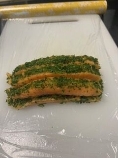 Cured Salmon Mosaic - Salt Cure - Step 14