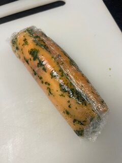 Cured Salmon Mosaic - Salt Cure - Step 16