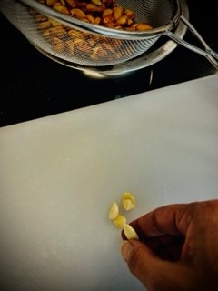 Cured Salmon Mosaic - Coulis - Step 3