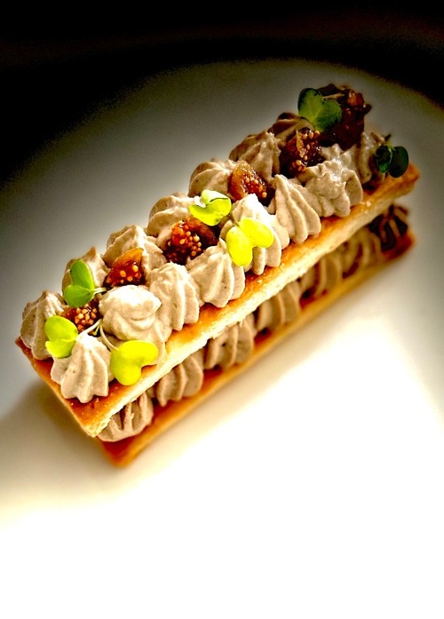Savoury Millefeuille of Chicken Liver Parfait