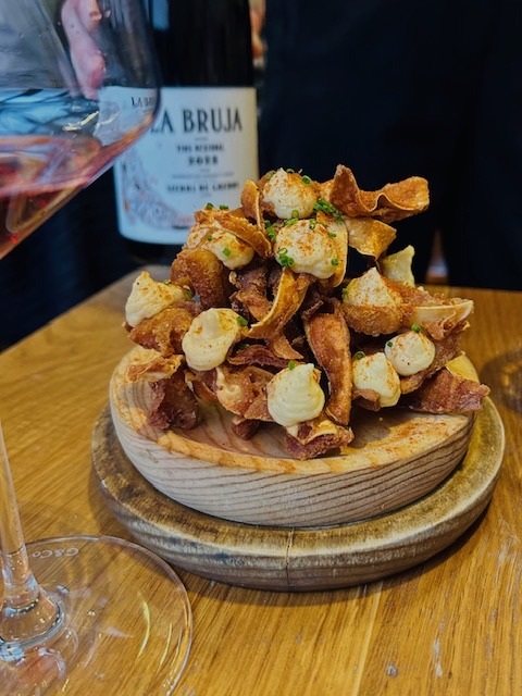Crisp Fried Pig’s ears, Quince Aioli